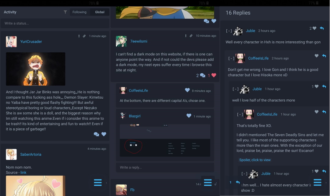 AniList Mobile Adjustments