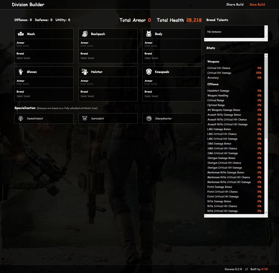 The Division Builder