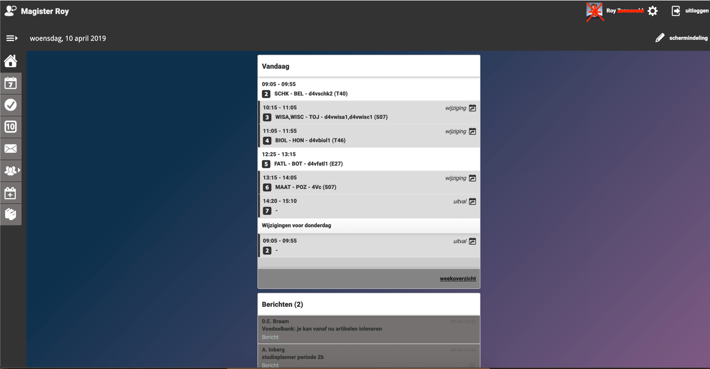 Magister Dark Theme by Roy Zonneveld