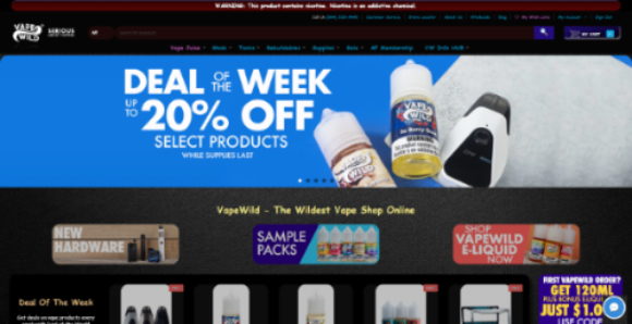 vapewild.com by BamaBraves