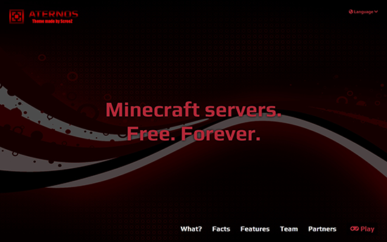 Aternos Red Theme