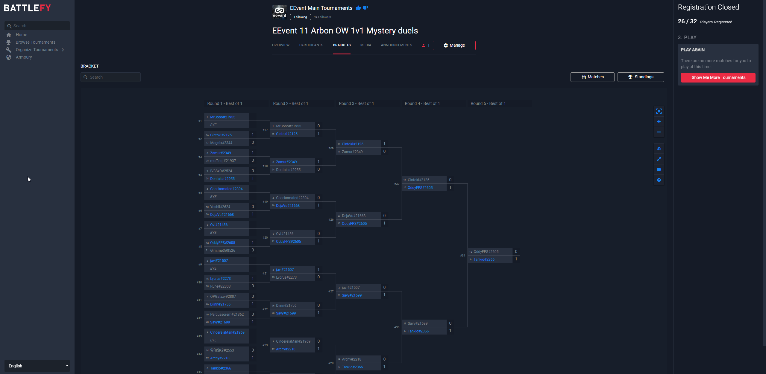 Battlefy Full With Bracket