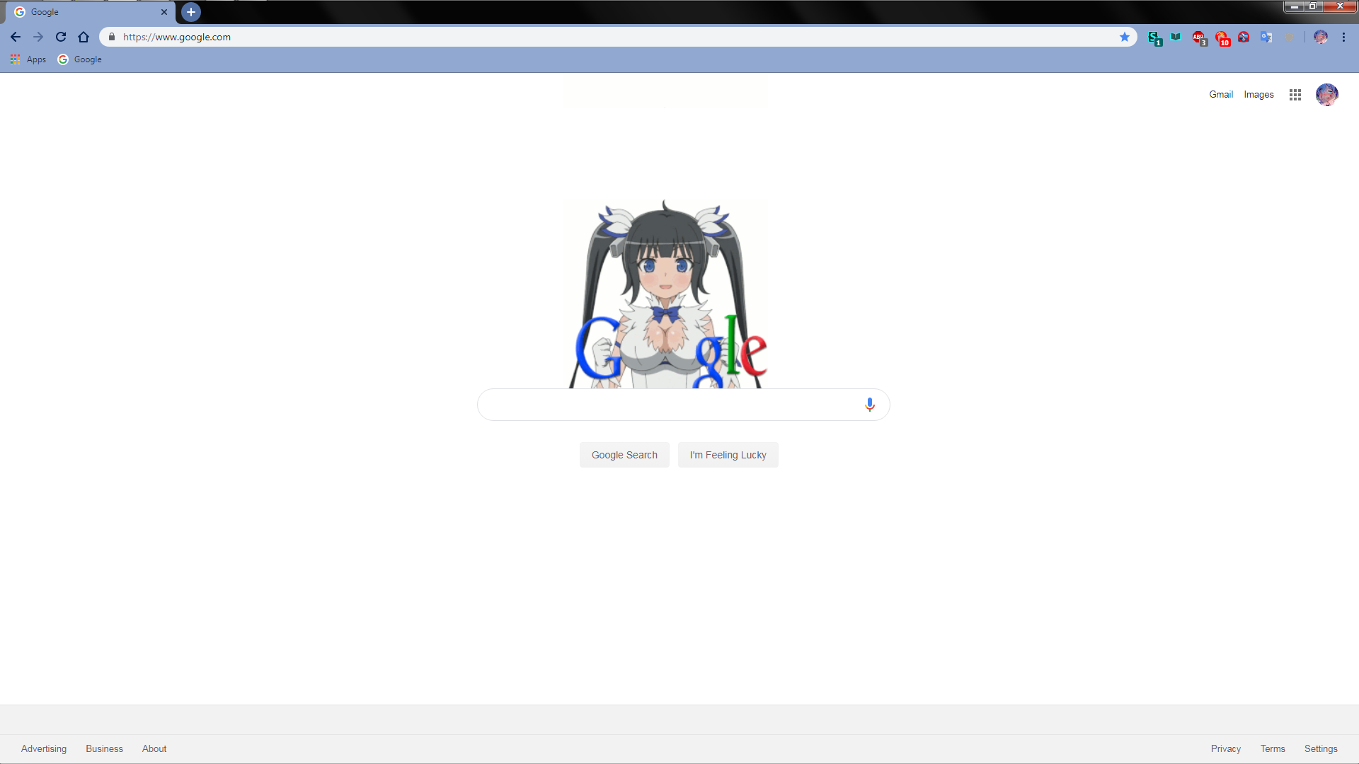 Google logo of Hestia From Danmachi