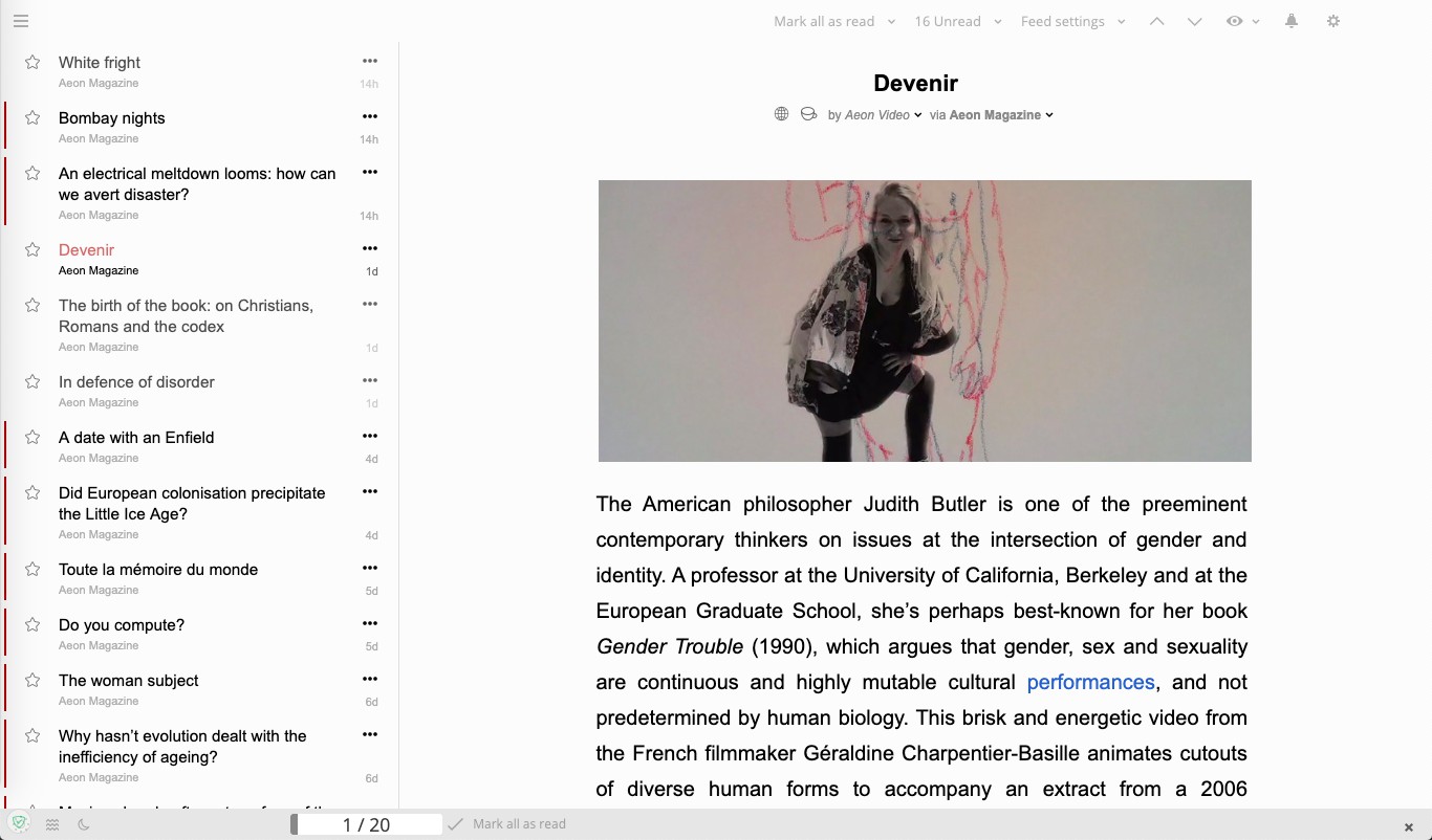 Inoreader - Focus on reading