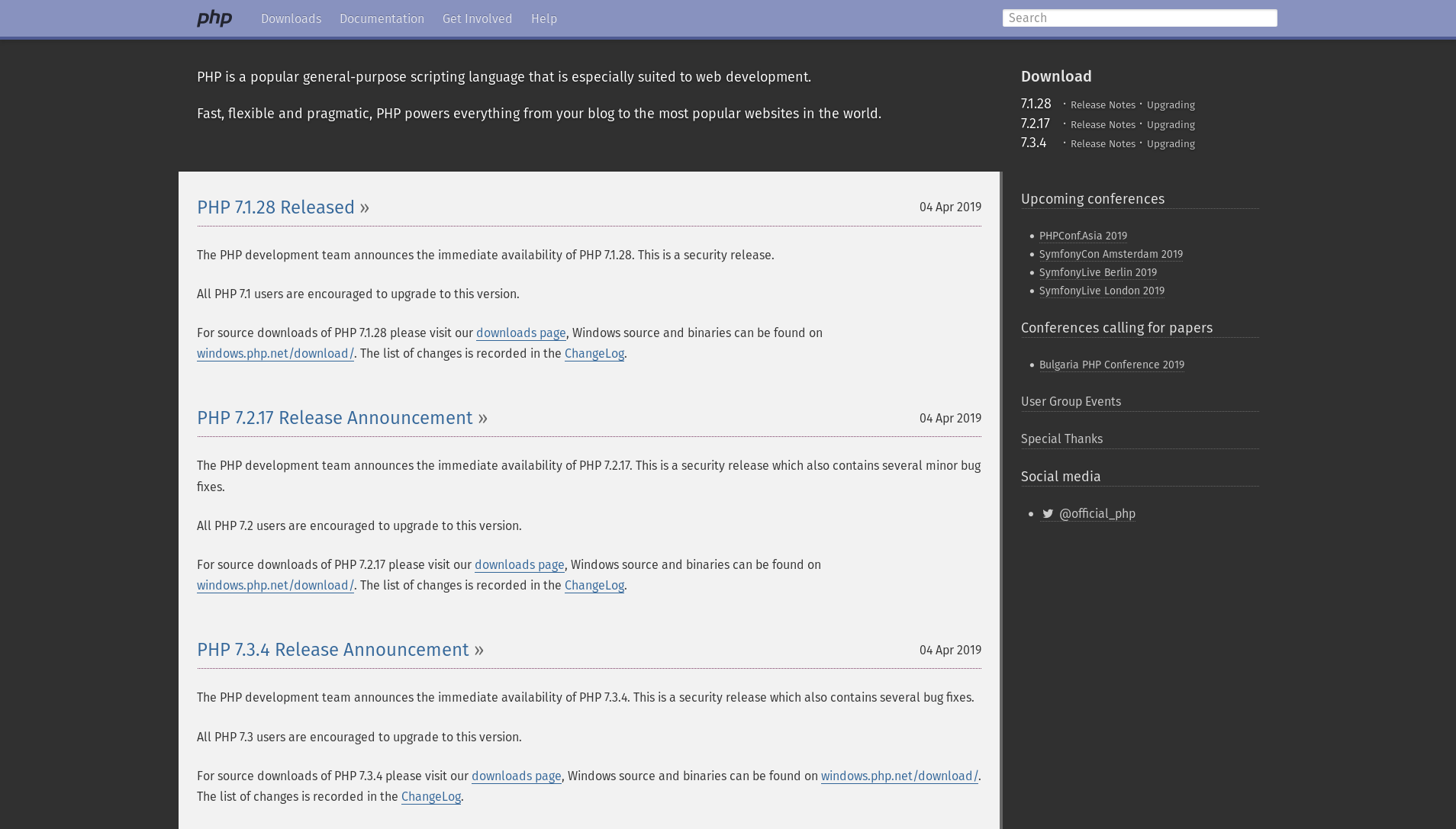 Anti-Flicker BG ─ php.net