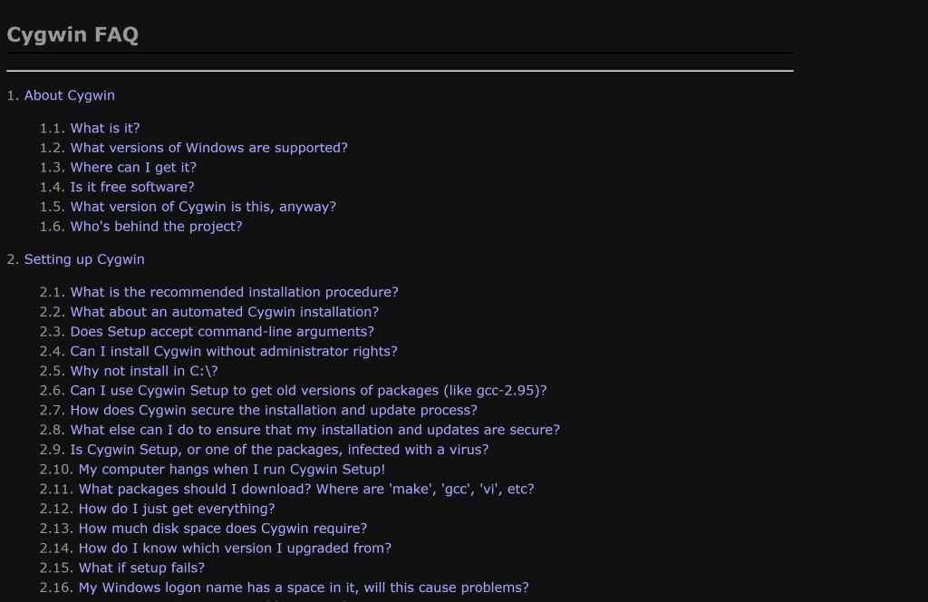 CygwinFAQ-Dark