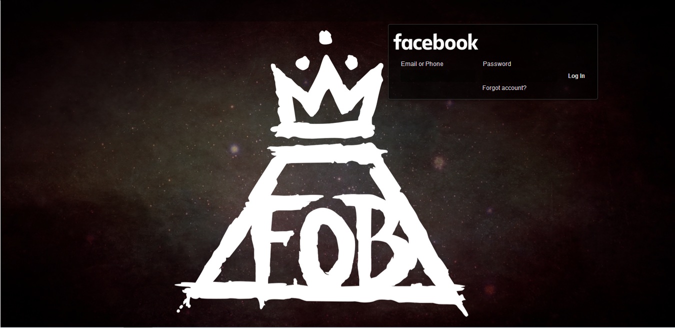 Fall Out Boy Theme For Facebook