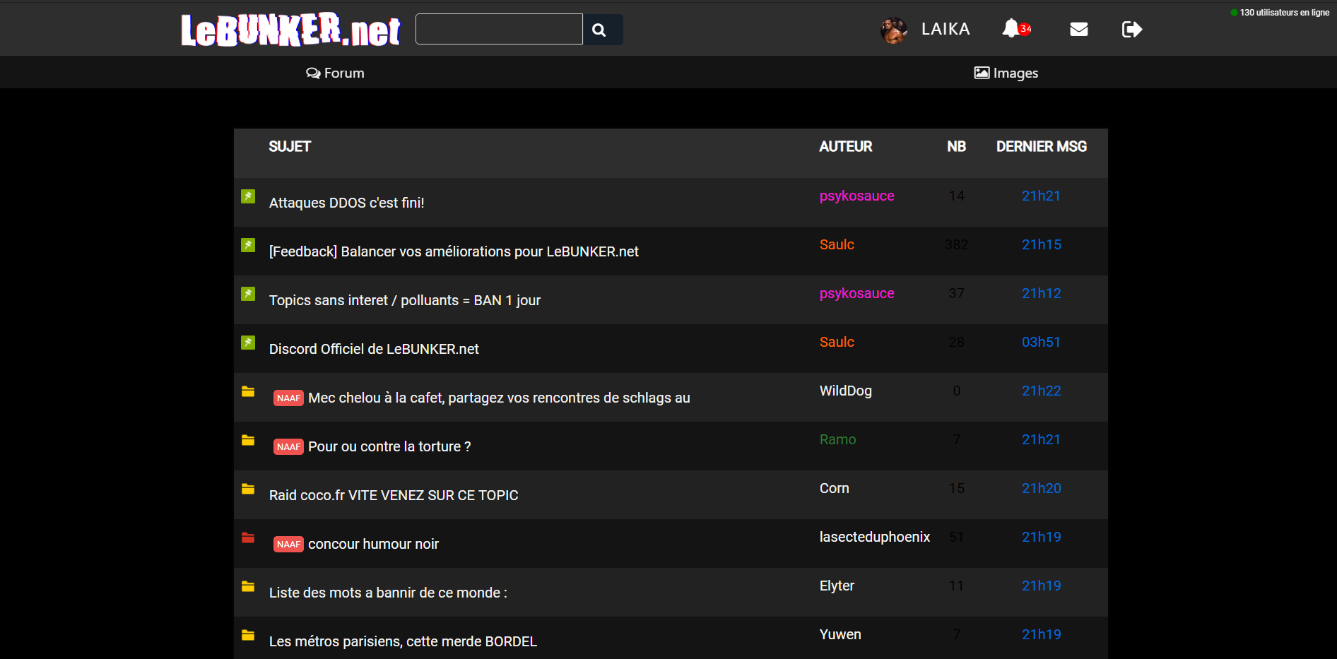 LeBunker.net | Dark Mode / Thème sombre v1