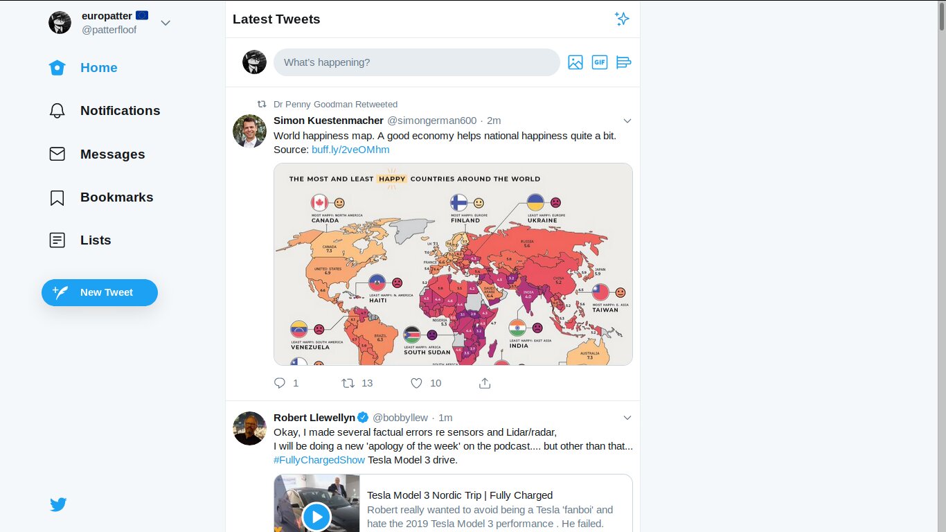 Twitter Desktop Refined