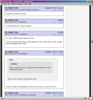 Make thedailywtf.com much more readable