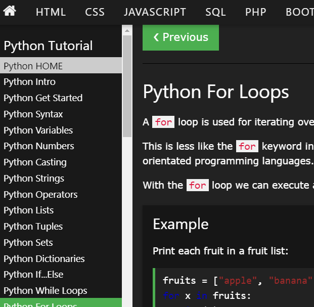W3SCHOOLS - Graphite v2 (by sheridan-tech.com)