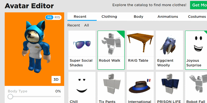 Orange Roblox Avatar Background