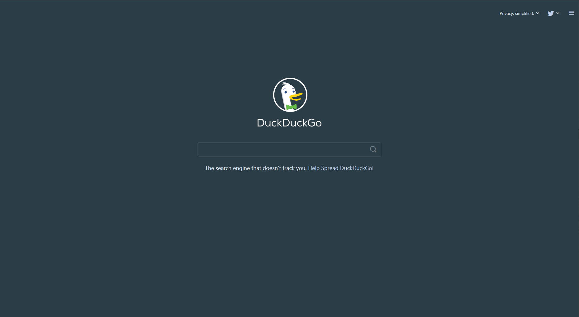 DuckDuckGo Nightly Blue - No Background Image