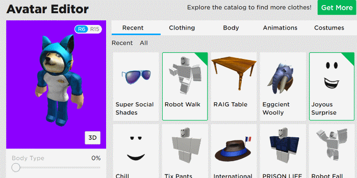 Purple Roblox Avatar Background