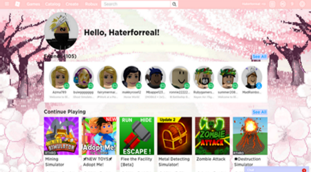 Moving Pink Pastel - Roblox