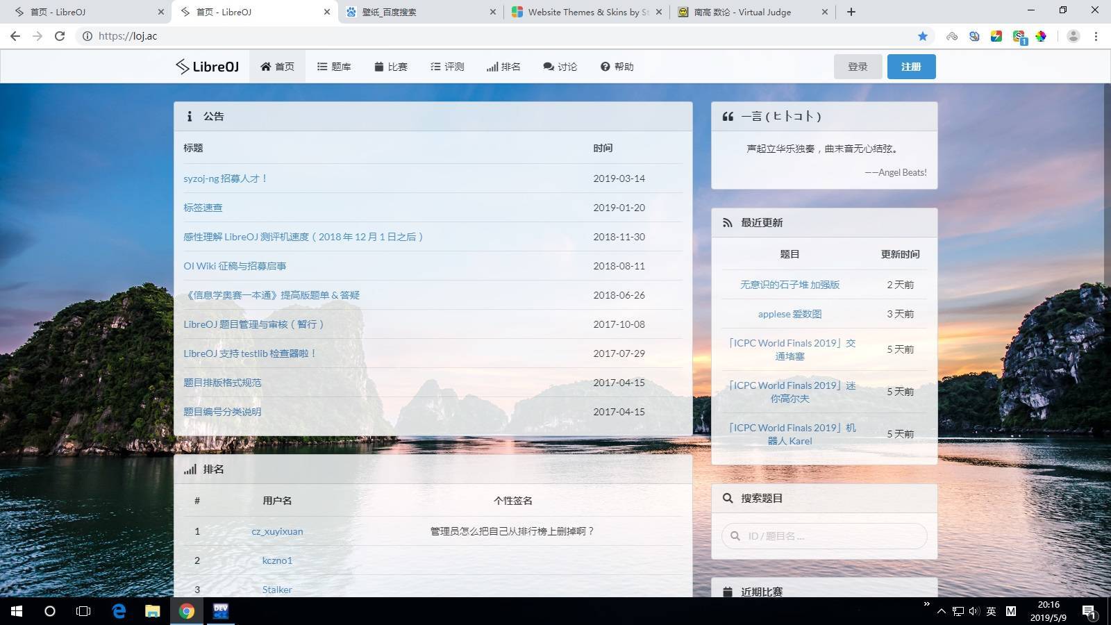 Libre OJ 简单美化