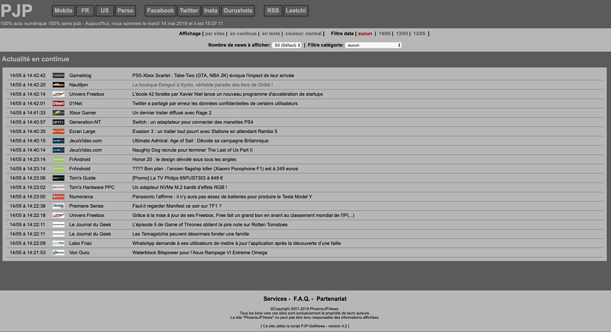 phoenixjp.net simple dark gray