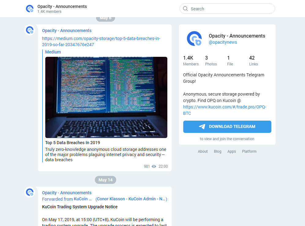 Clean Telegram Channel Preview