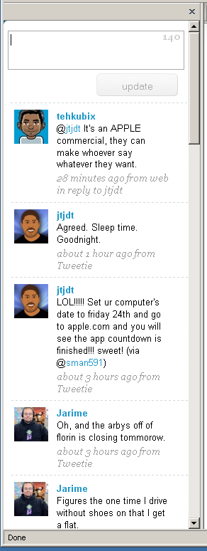 Twitter Sidebar