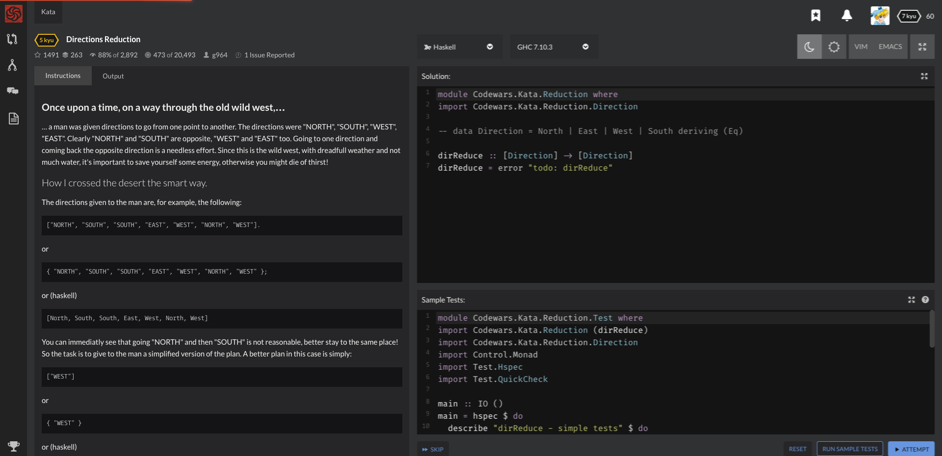 Pretty Codewars