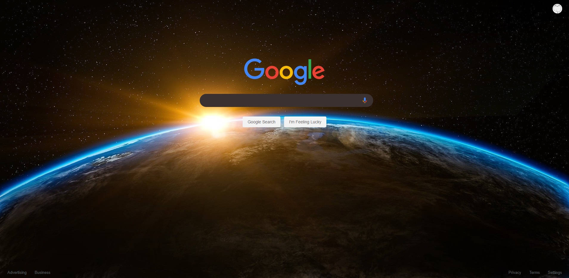 Dark Minimalist Google - Background Variety