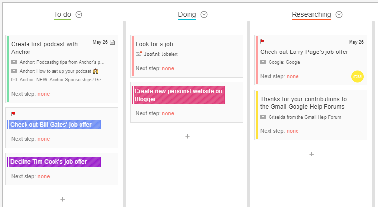 Enhanced style for Sortd Smart Skin for Gmail