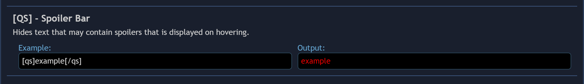 SB/SV Reveal QS Spoilers