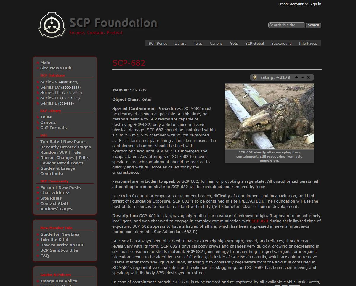 Simply Dark SCP