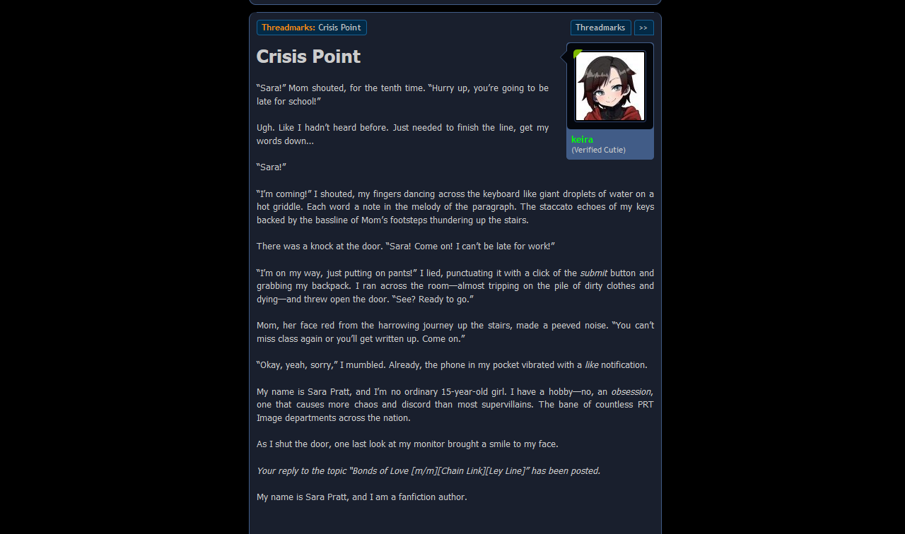 Spacebattles - Better readability