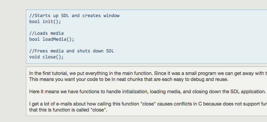 lazyfoo.net - Light theme