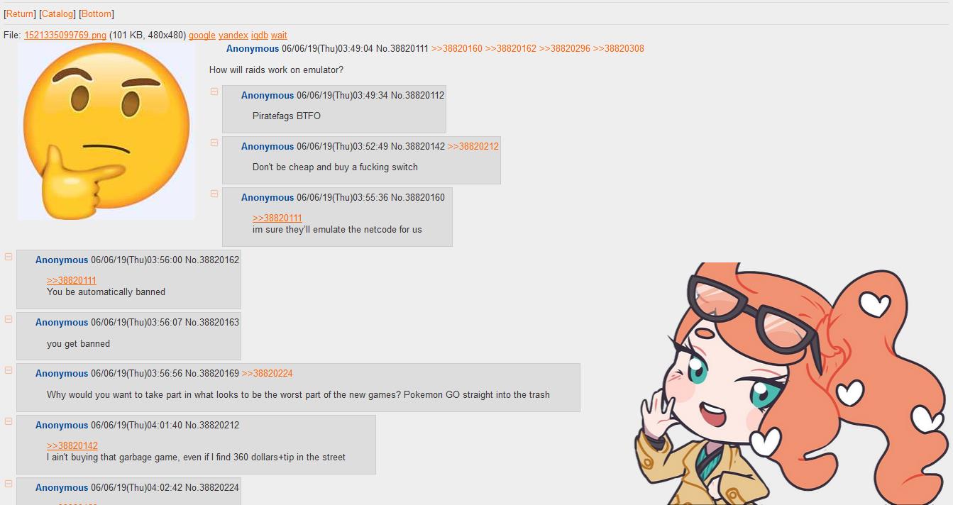 4Chan Mascot - Sonia (Pokémon SwSh)
