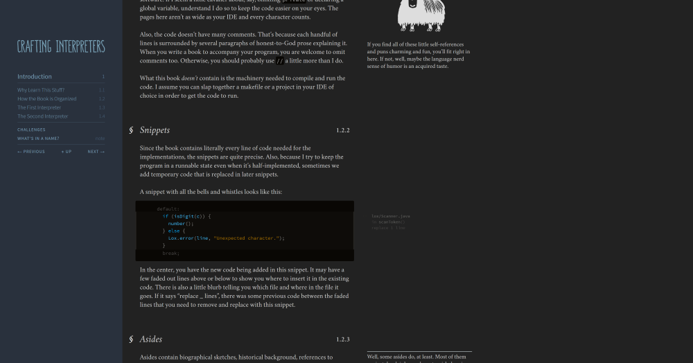Crafting Interpreters Dark