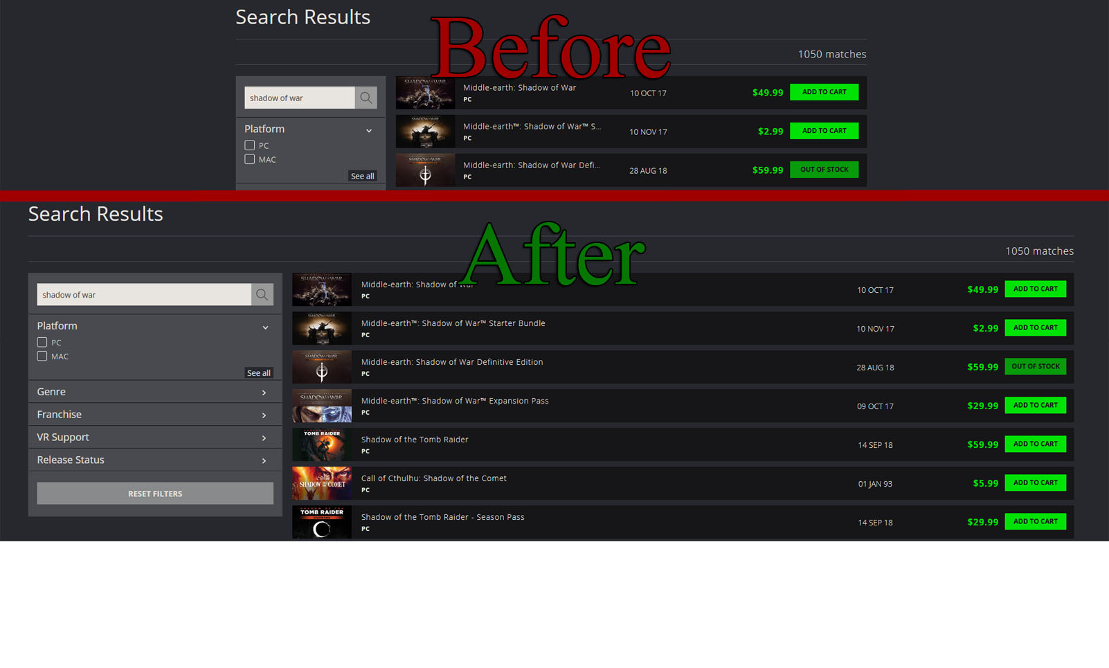 GMG - Wide Search Results