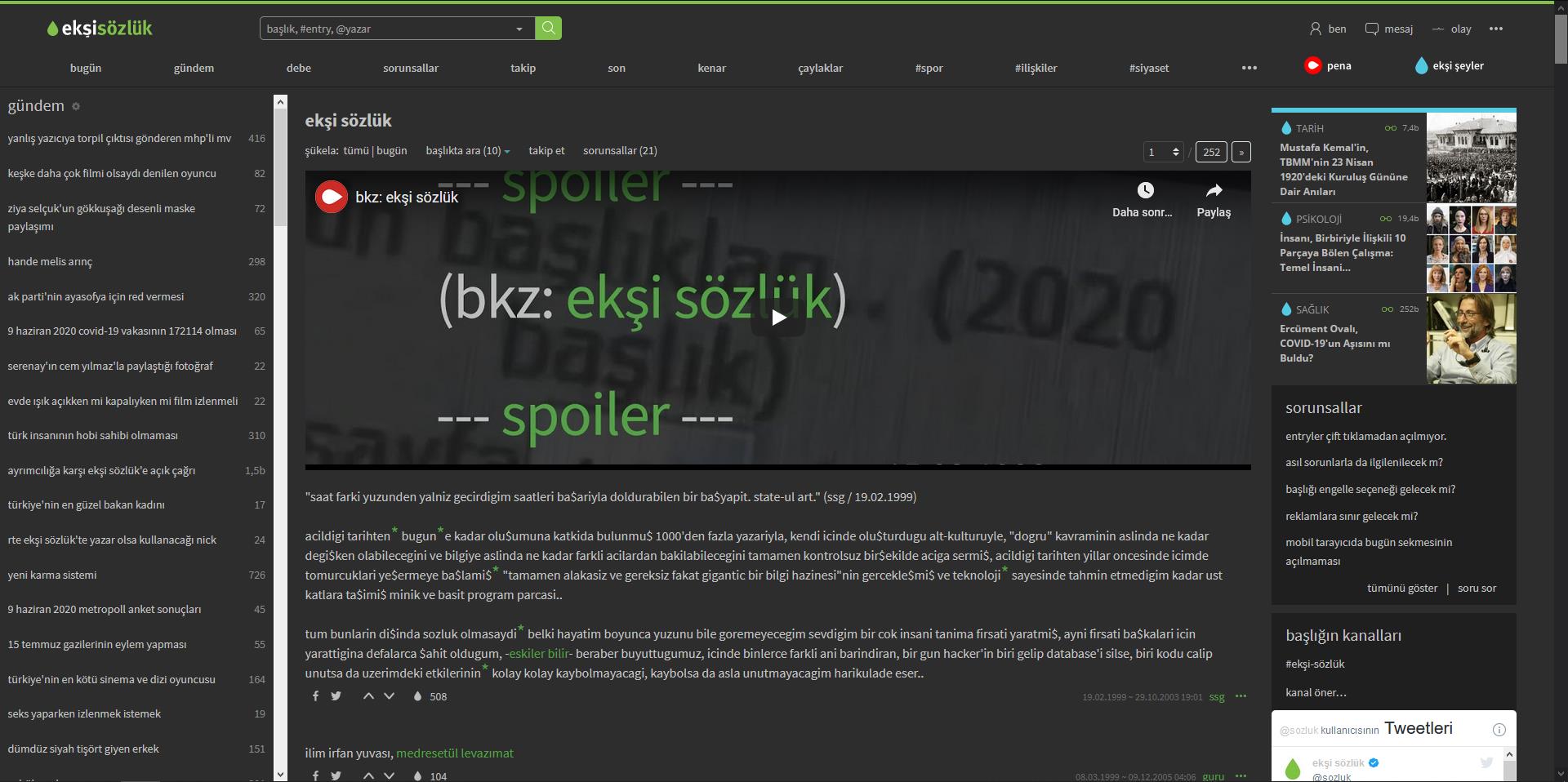 Ekşi Dark (REKLAMSIZ) (eksisozluk.com)