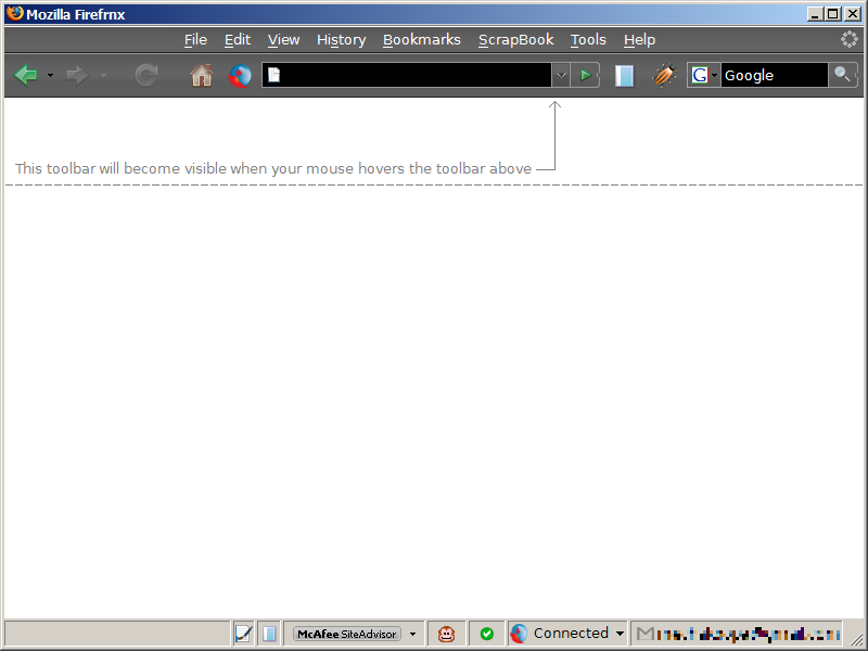 Auto-Hide Toolbar