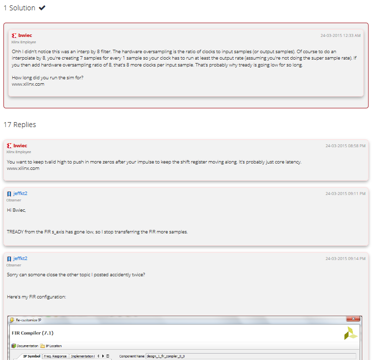 Xilinx Forums read mode