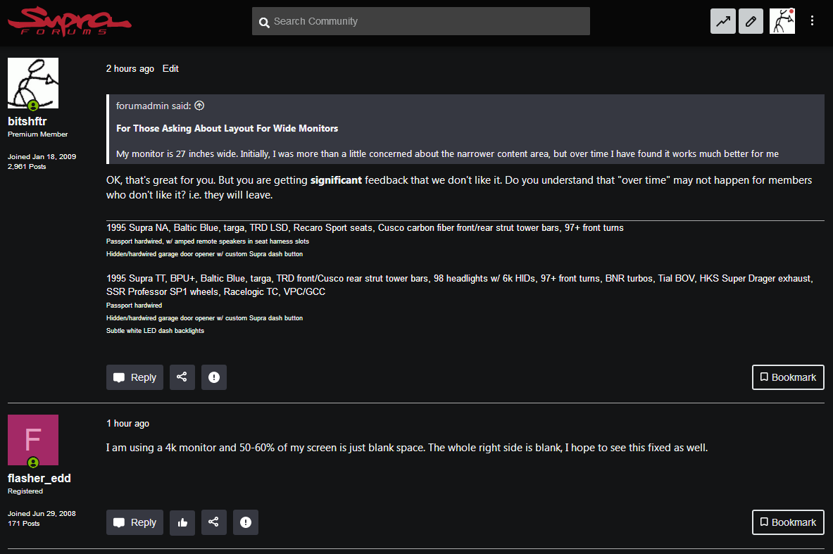 SupraForums Streamlined