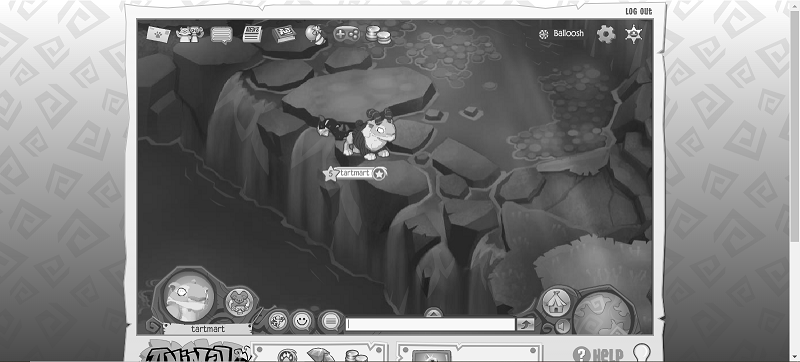 animal jam // grayscale