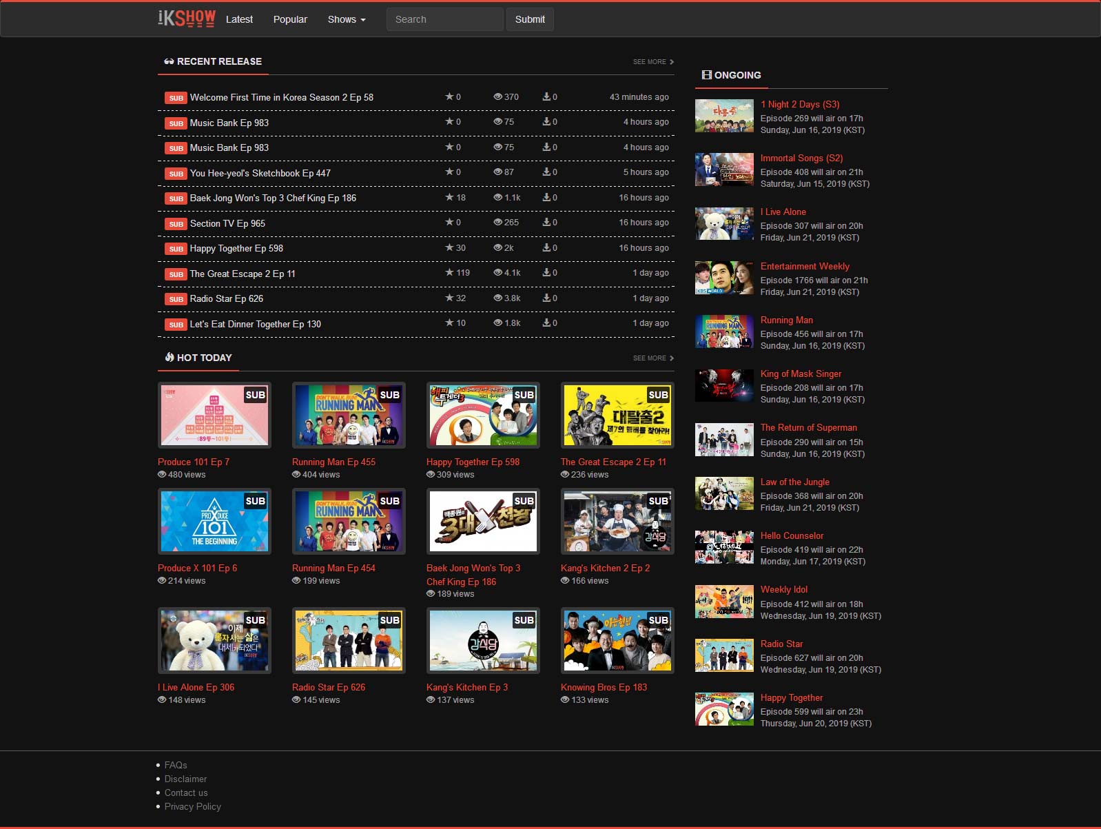 kshow.to Dark Theme by Duck