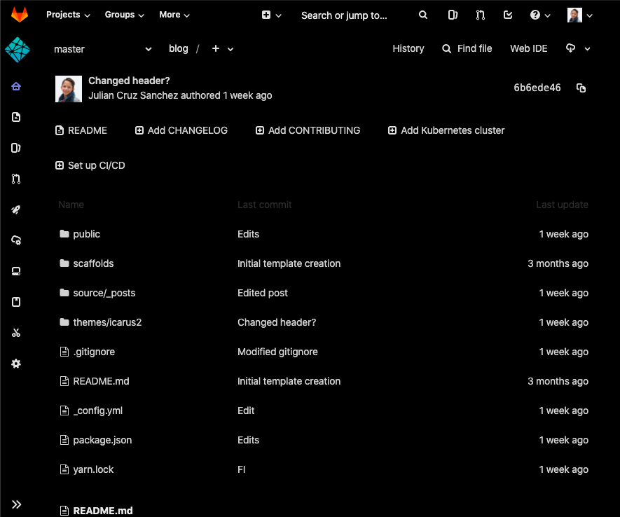 GitLab - Hyper Term + Rocket
