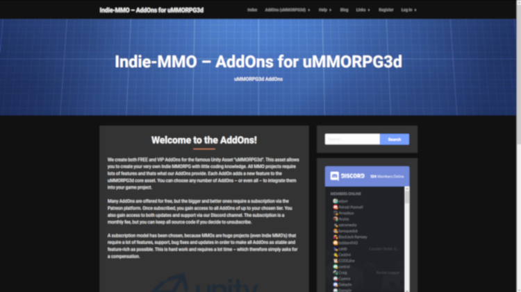 Indie-MMO Dark Theme