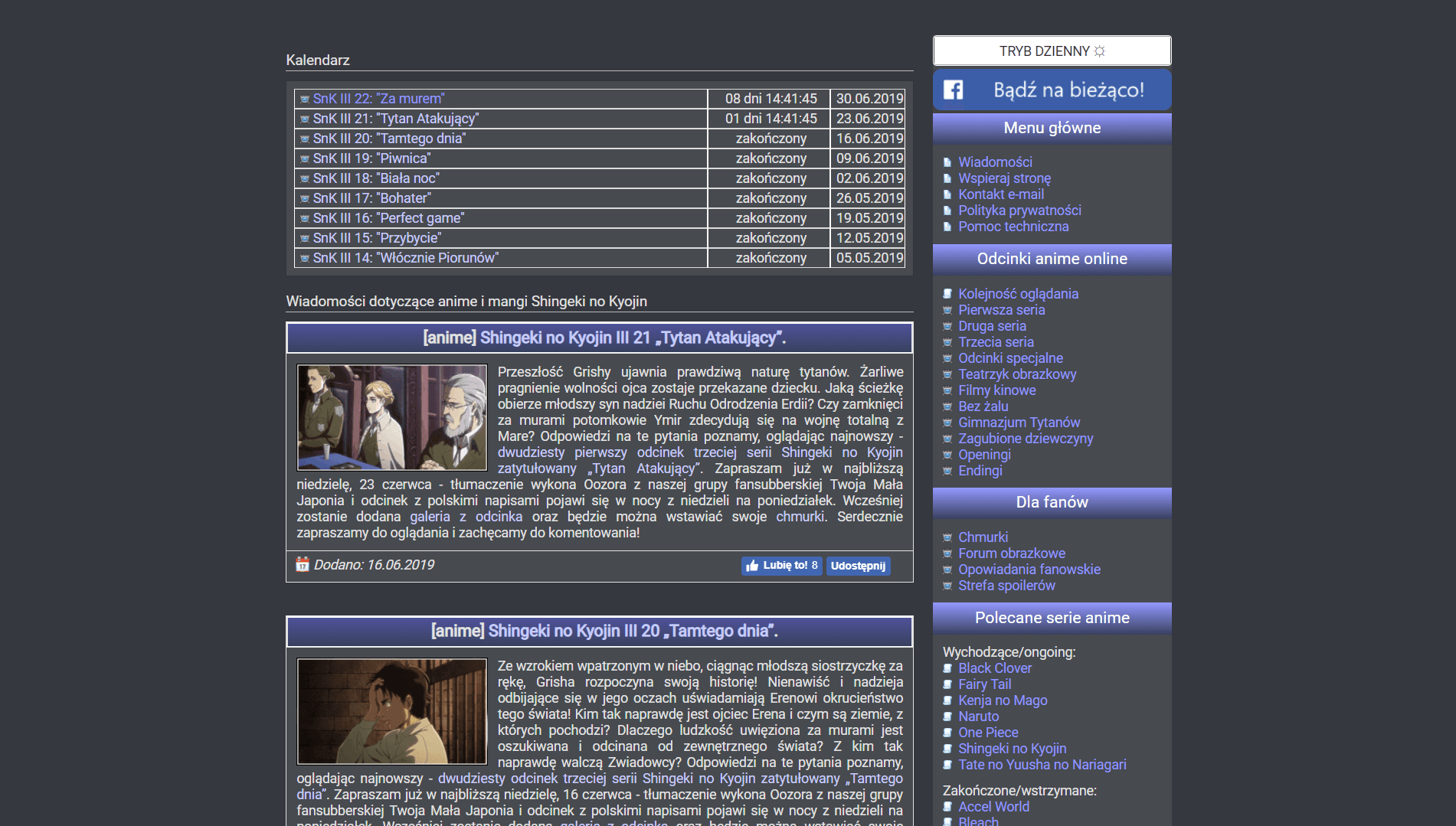 Wbijam.pl Sherfy's Night Mode