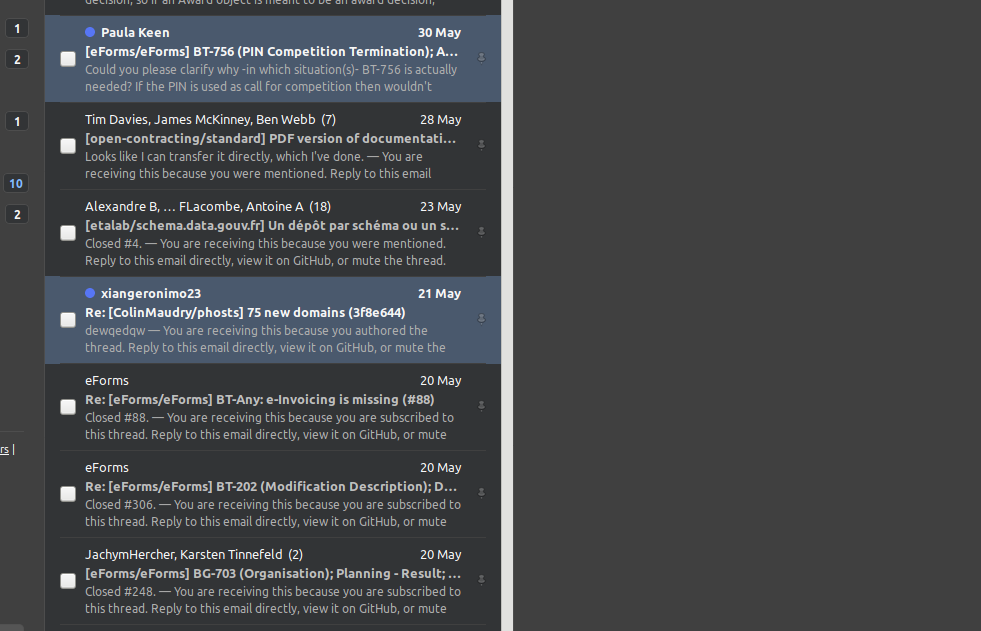 Fastmail.com - tweaks for the official dark skin