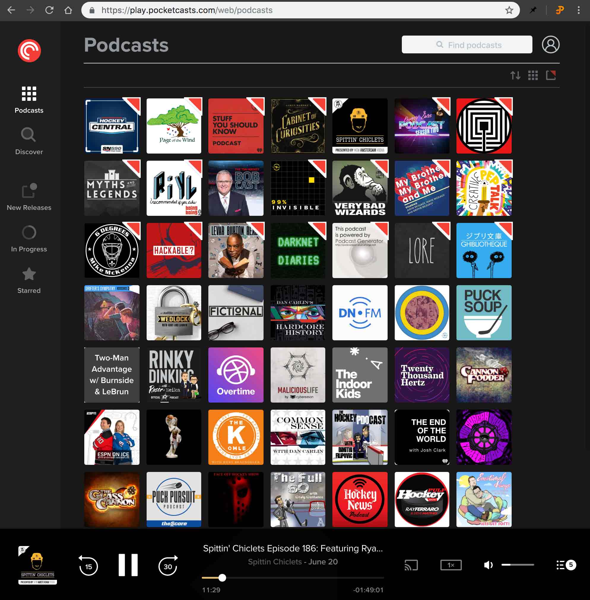 PocketCasts Dark - June 2019