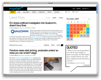engadget sans excess (Nov 2009 redesign fix)