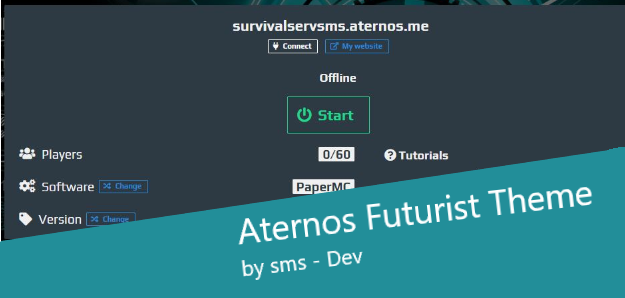 Futurist Aternos Theme