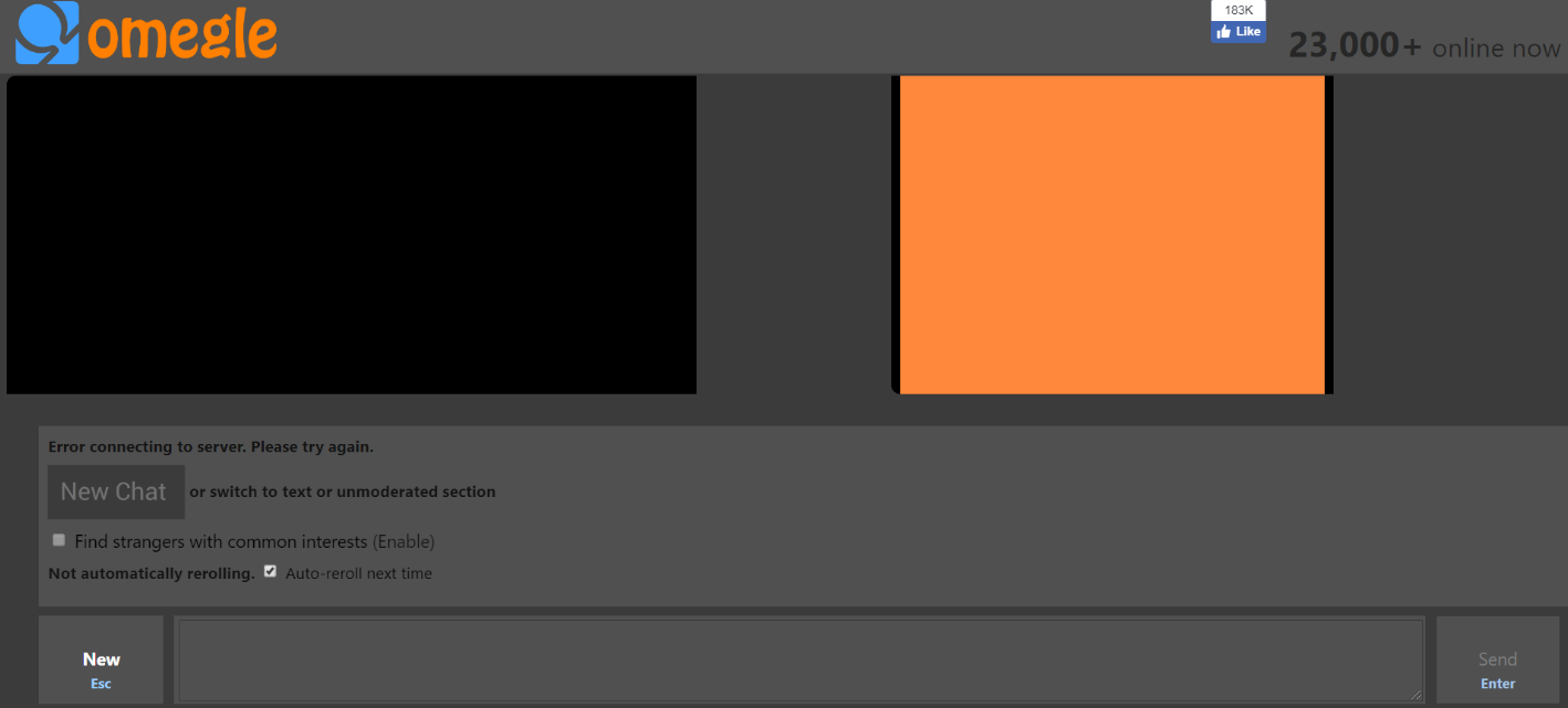 Omegle Incognito W / Redesign by Unknown Coding