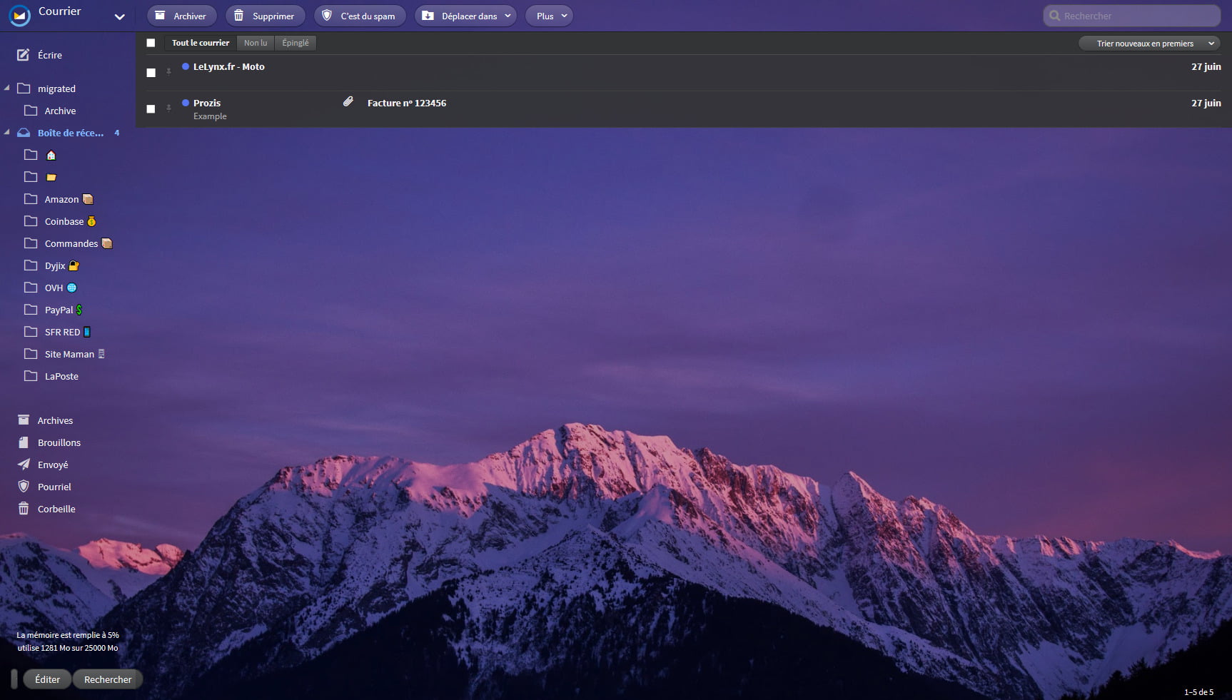 Gmail Dark Theme for Fastmail