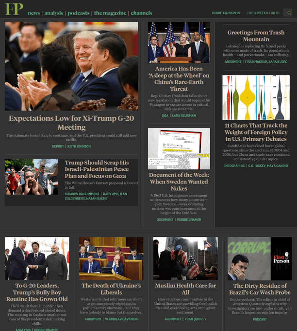 Foreign Policy Minimalist Dark anti-paywall