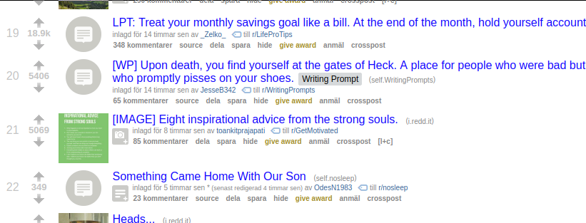No promotions in oldschool layout